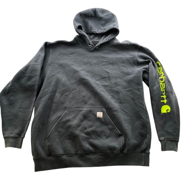 Carhartt Mens Hoodie Sweatshirt Size 2XLT Pullover Fleece Original Fit K288 CHH - Picture 1 of 12